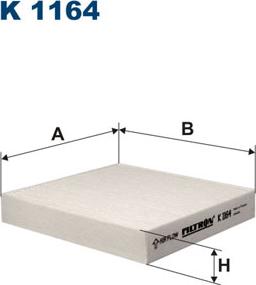 Filtron K1164 - Filtre, air de l'habitacle cwaw.fr