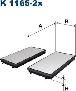 Filtron K1165-2x - Filtre, air de l'habitacle cwaw.fr