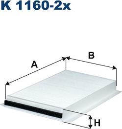 Filtron K1160-2x - Filtre, air de l'habitacle cwaw.fr