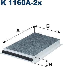 Filtron K1160A-2x - Filtre, air de l'habitacle cwaw.fr