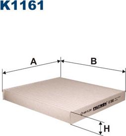 Filtron K1161 - Filtre, air de l'habitacle cwaw.fr