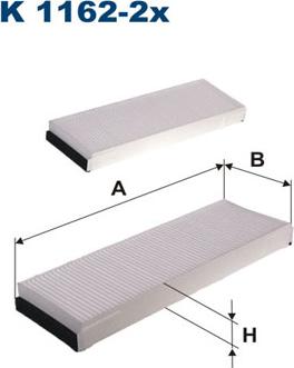 Filtron K1162-2x - Filtre, air de l'habitacle cwaw.fr