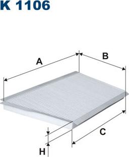 Filtron K1106 - Filtre, air de l'habitacle cwaw.fr