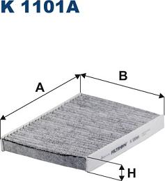 Filtron K 1101A - Filtre, air de l'habitacle cwaw.fr