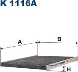 Filtron K1116A - Filtre, air de l'habitacle cwaw.fr