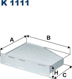 Filtron K1111 - Filtre, air de l'habitacle cwaw.fr