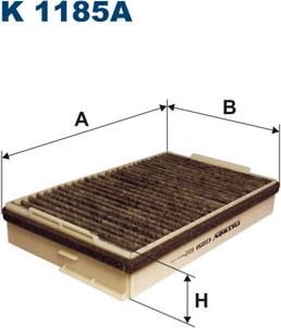 Filtron K1185A - Filtre, air de l'habitacle cwaw.fr