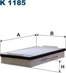 Filtron K1185 - Filtre, air de l'habitacle cwaw.fr