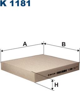 Filtron K1181 - Filtre, air de l'habitacle cwaw.fr