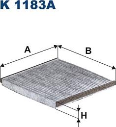 Filtron K1183A - Filtre, air de l'habitacle cwaw.fr