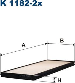 Filtron K1182-2x - Filtre, air de l'habitacle cwaw.fr