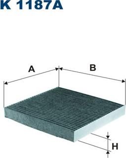 Filtron K1187A - Filtre, air de l'habitacle cwaw.fr