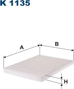 Filtron K1135 - Filtre, air de l'habitacle cwaw.fr