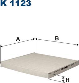 Filtron K1123 - Filtre, air de l'habitacle cwaw.fr