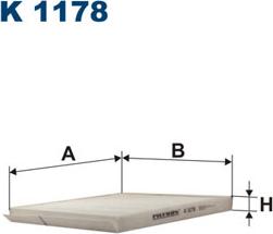 Filtron K1178 - Filtre, air de l'habitacle cwaw.fr