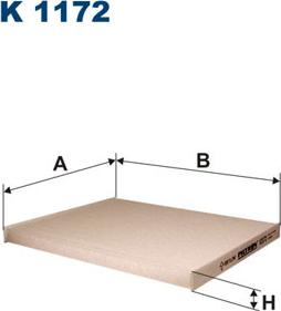 Filtron K1172 - Filtre, air de l'habitacle cwaw.fr