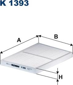 Filtron K1393 - Filtre, air de l'habitacle cwaw.fr