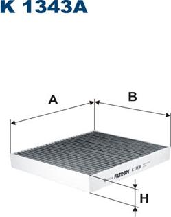 Filtron K1343A - Filtre, air de l'habitacle cwaw.fr