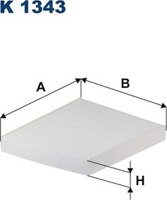 Filtron K 1343 - Filtre, air de l'habitacle cwaw.fr