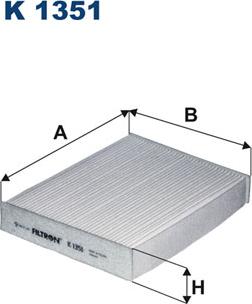 Filtron K1351 - Filtre, air de l'habitacle cwaw.fr