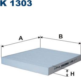 Filtron K1303 - Filtre, air de l'habitacle cwaw.fr