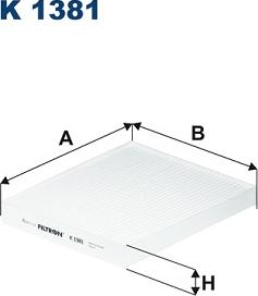 Filtron K1381 - Filtre, air de l'habitacle cwaw.fr