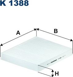 Filtron K 1388 - Filtre, air de l'habitacle cwaw.fr