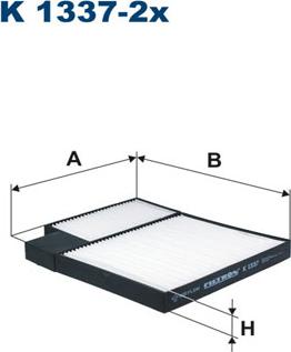 Filtron K1337-2x - Filtre, air de l'habitacle cwaw.fr