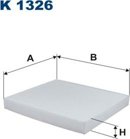 Filtron K1326 - Filtre, air de l'habitacle cwaw.fr