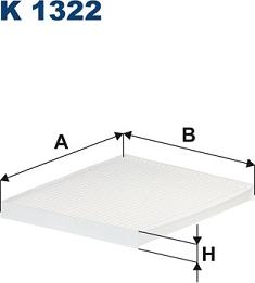 Filtron K1322 - Filtre, air de l'habitacle cwaw.fr