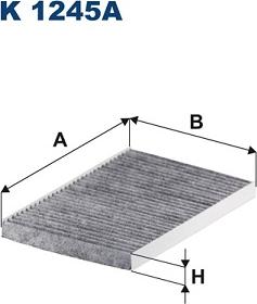 Filtron K 1245A - Filtre, air de l'habitacle cwaw.fr