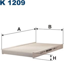 Filtron K1209 - Filtre, air de l'habitacle cwaw.fr