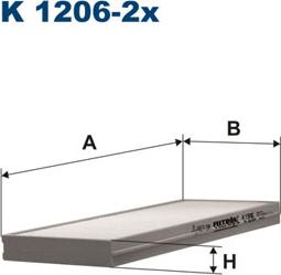 Filtron K1206-2x - Filtre, air de l'habitacle cwaw.fr