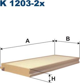 Filtron K1203-2x - Filtre, air de l'habitacle cwaw.fr