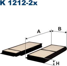 Filtron K1212-2x - Filtre, air de l'habitacle cwaw.fr