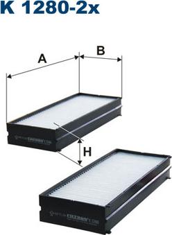 Filtron K1280-2x - Filtre, air de l'habitacle cwaw.fr