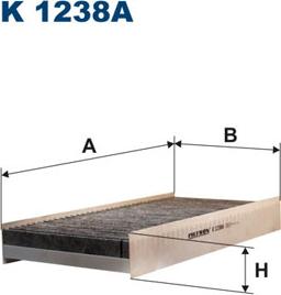 Filtron K1238A - Filtre, air de l'habitacle cwaw.fr