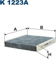 Filtron K1223A - Filtre, air de l'habitacle cwaw.fr