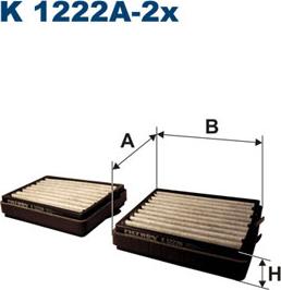 Filtron K1222A-2x - Filtre, air de l'habitacle cwaw.fr