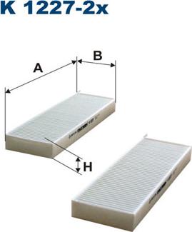 Filtron K1227-2x - Filtre, air de l'habitacle cwaw.fr