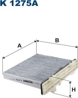 Filtron K1275A - Filtre, air de l'habitacle cwaw.fr