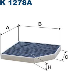 Filtron K1278A - Filtre, air de l'habitacle cwaw.fr