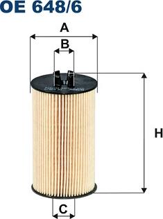 Filtron OE648/6 - Filtre à huile cwaw.fr