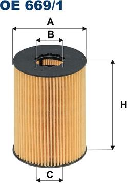 Filtron OE669/1 - Filtre à huile cwaw.fr