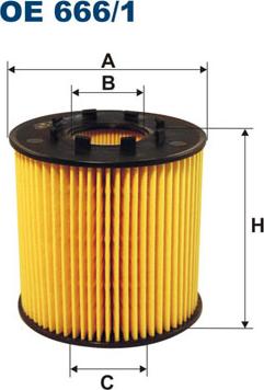 Filtron OE666/1 - Filtre à huile cwaw.fr