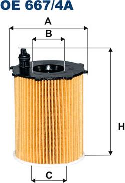 Filtron OE667/4A - Filtre à huile cwaw.fr