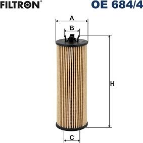 Filtron OE 684/4 - Filtre à huile cwaw.fr