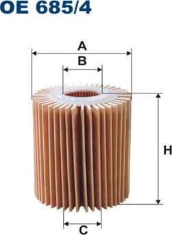 Filtron OE685/4 - Filtre à huile cwaw.fr