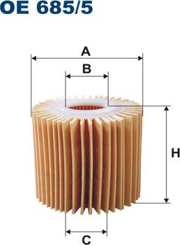 Filtron OE685/5 - Filtre à huile cwaw.fr