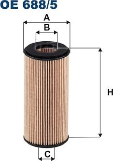 Filtron OE 688/5 - Filtre à huile cwaw.fr